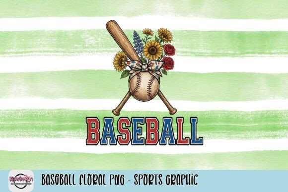 Score Big with the Baseball Floral PNG: A Designer's Guide to Sporty Elegance